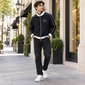 Men's Manifesto Color Block Raglan Sleeve Zip Track Jacket
