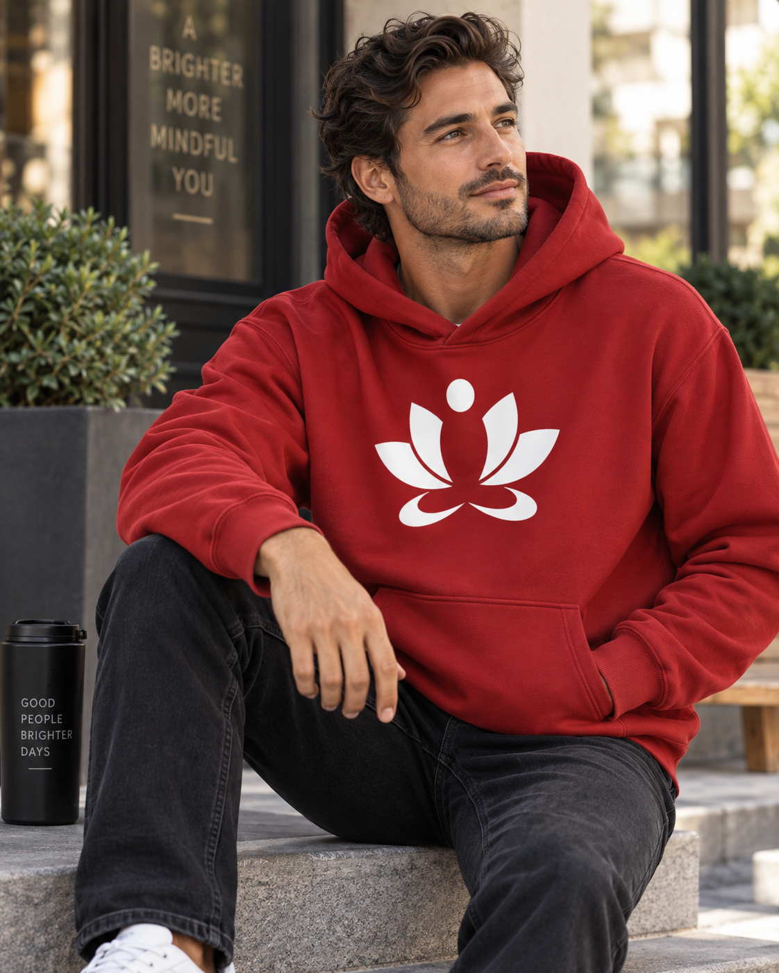Men's Oversize Fleeced Hoodie