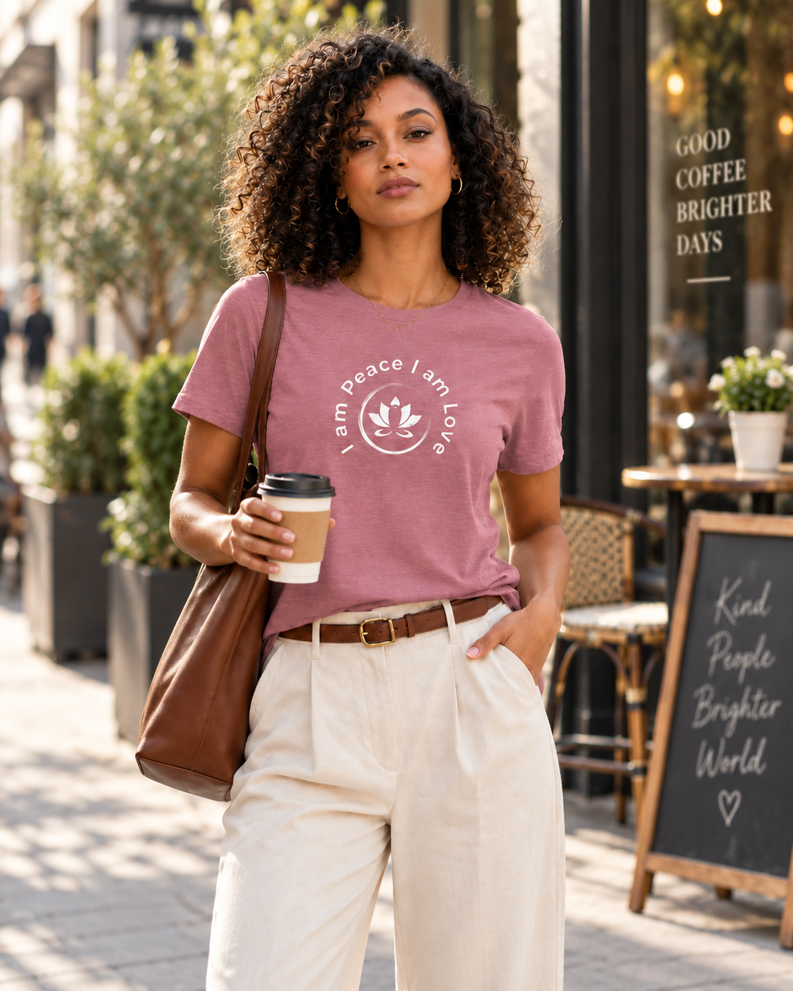 Profound Clarity Women's Relaxed T-Shirt Pink | [ Relaxed Fit]