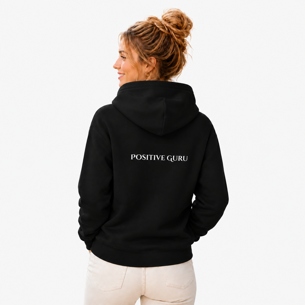 From the Heart Oversized Hoodie Black | [ Relaxed Fit]