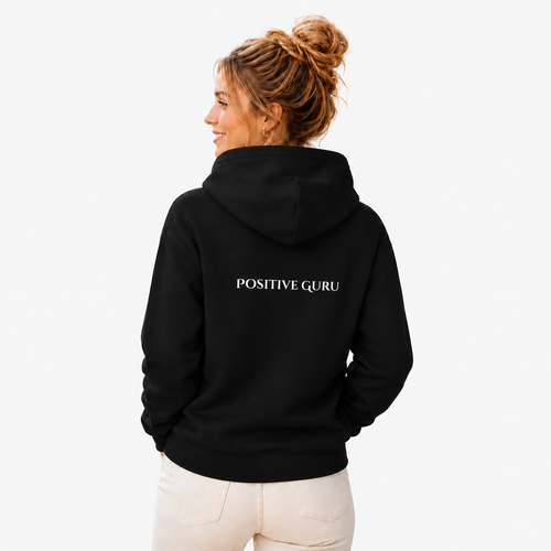 From the Heart Oversized Hoodie Black | [ Relaxed Fit]