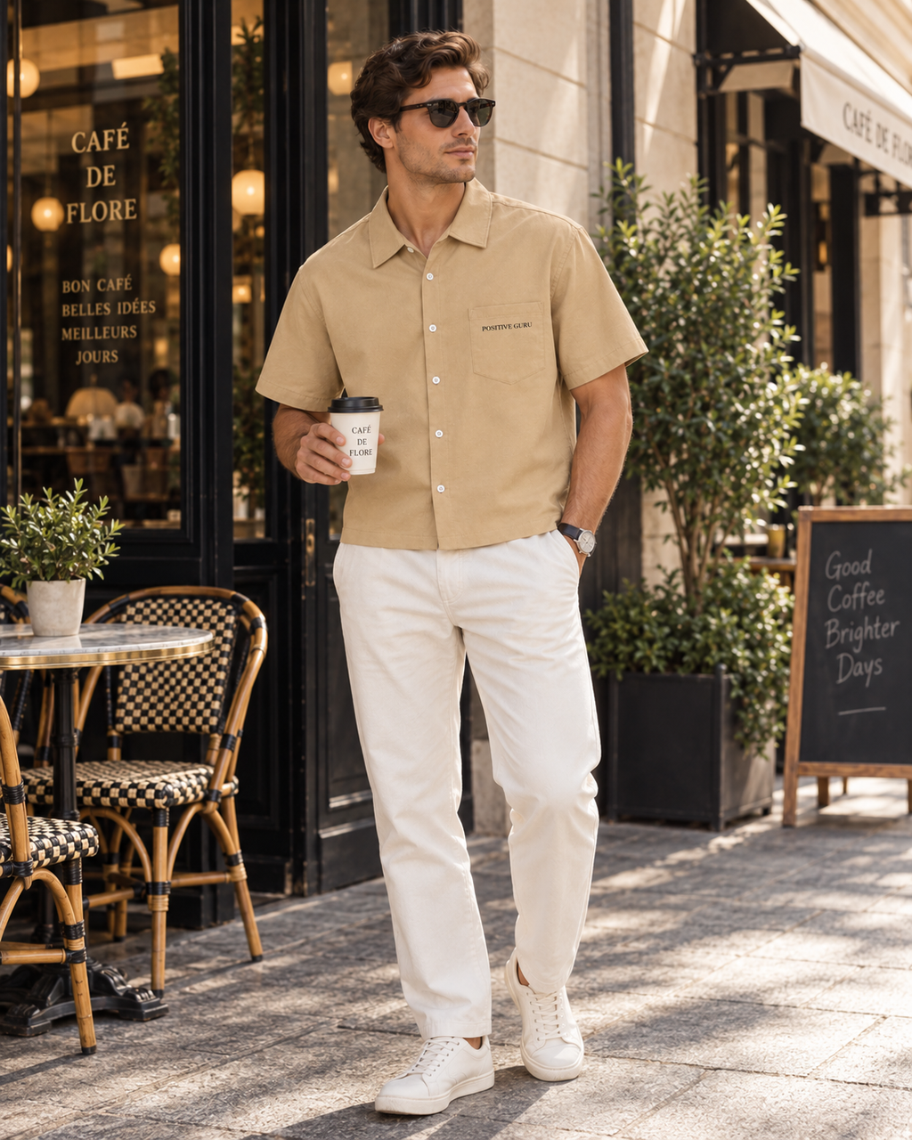 Serendipity Boxy Heavyweight Short Sleeve Shirt -- Boxy Fit