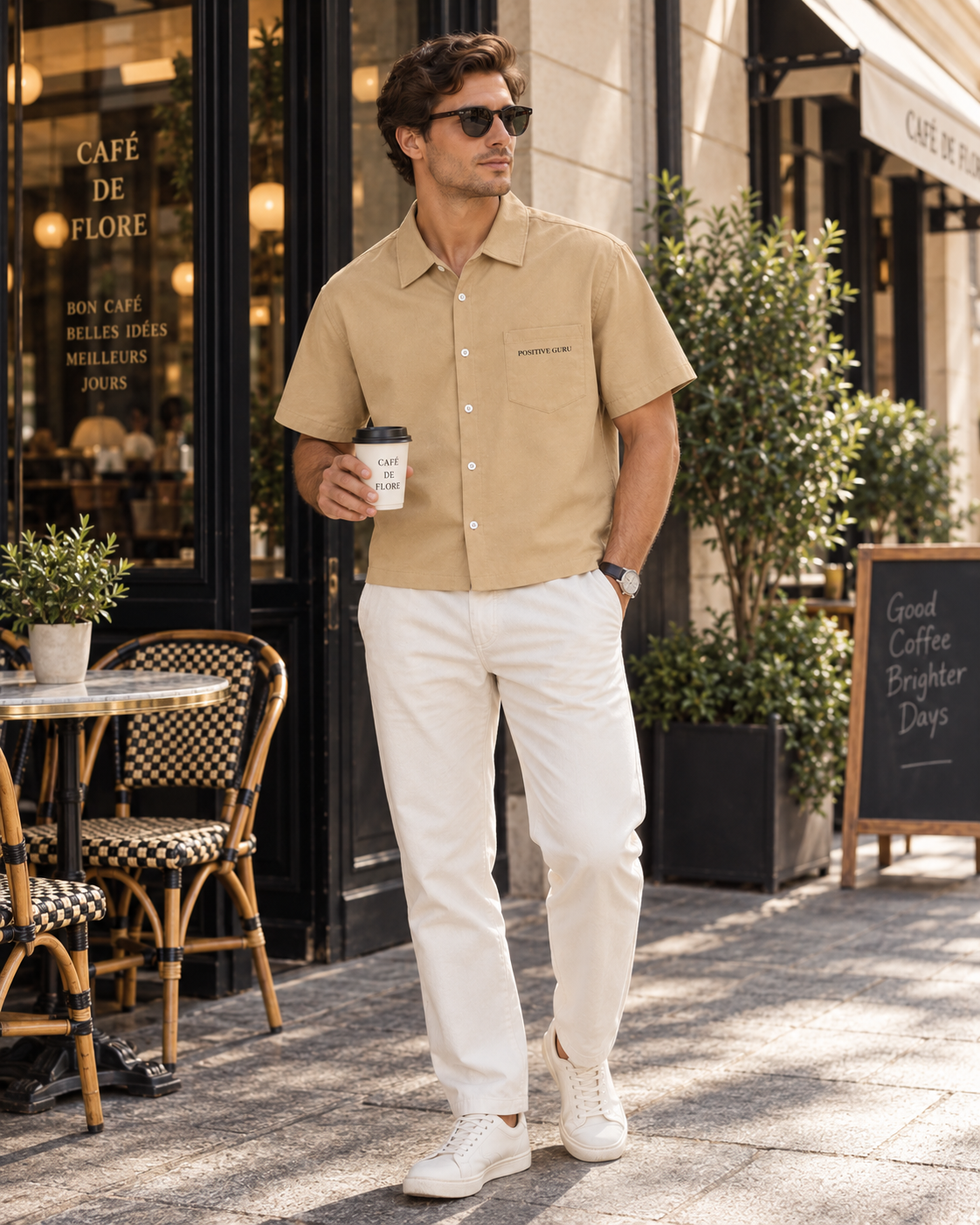 Serendipity Boxy Heavyweight Short Sleeve Shirt -- Boxy Fit