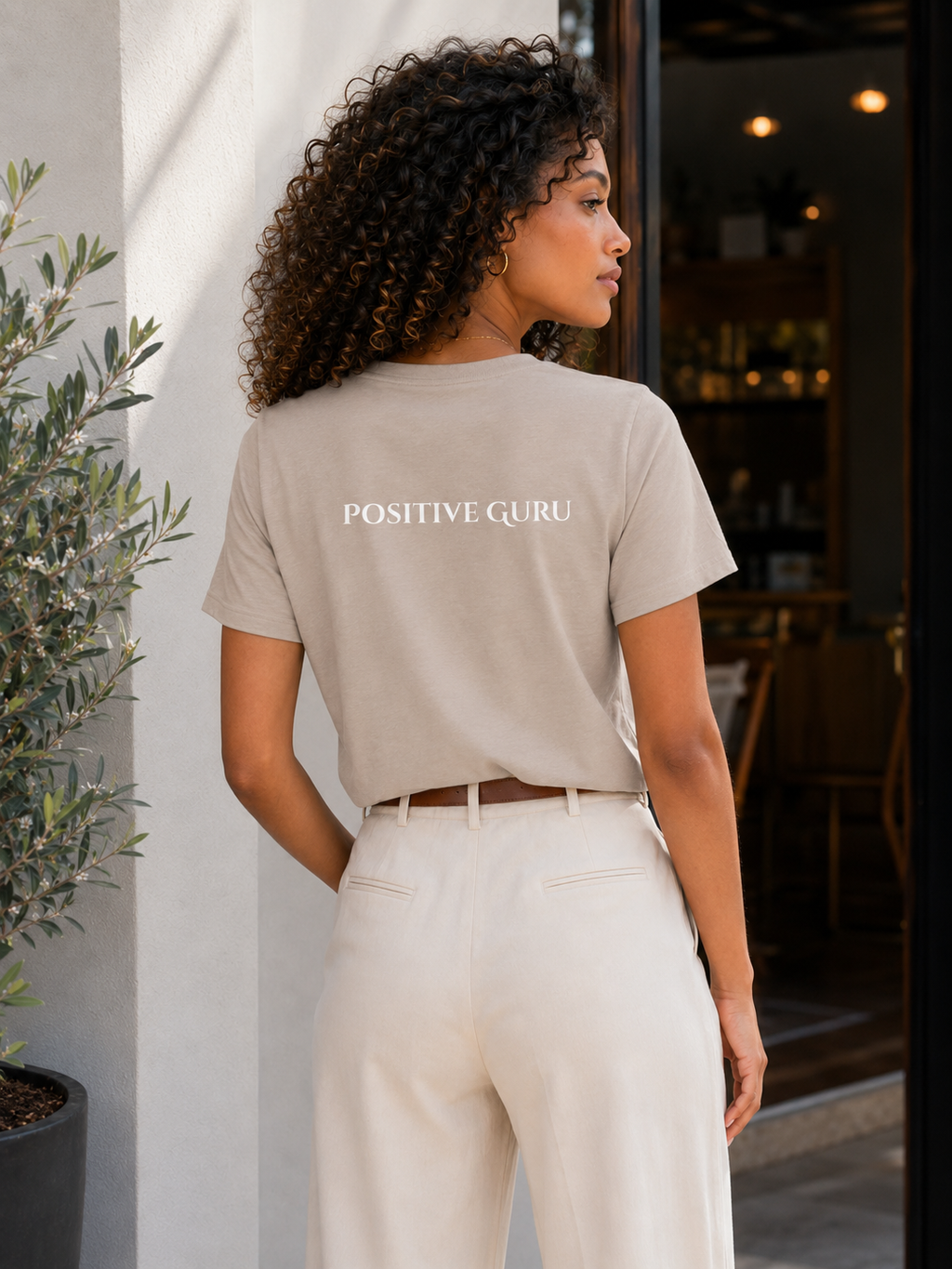 Profound Clarity Women's Relaxed T-Shirt Heather Stone | [ Relaxed Fit]