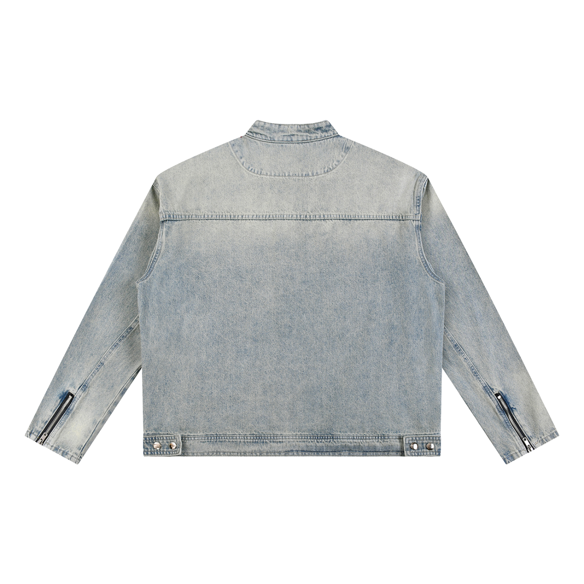 Manifesto Vintage Wash Zip Denim Jacket