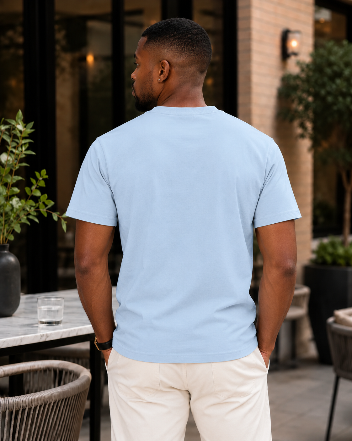 Men's Serendipity T-Shirt Light Blue