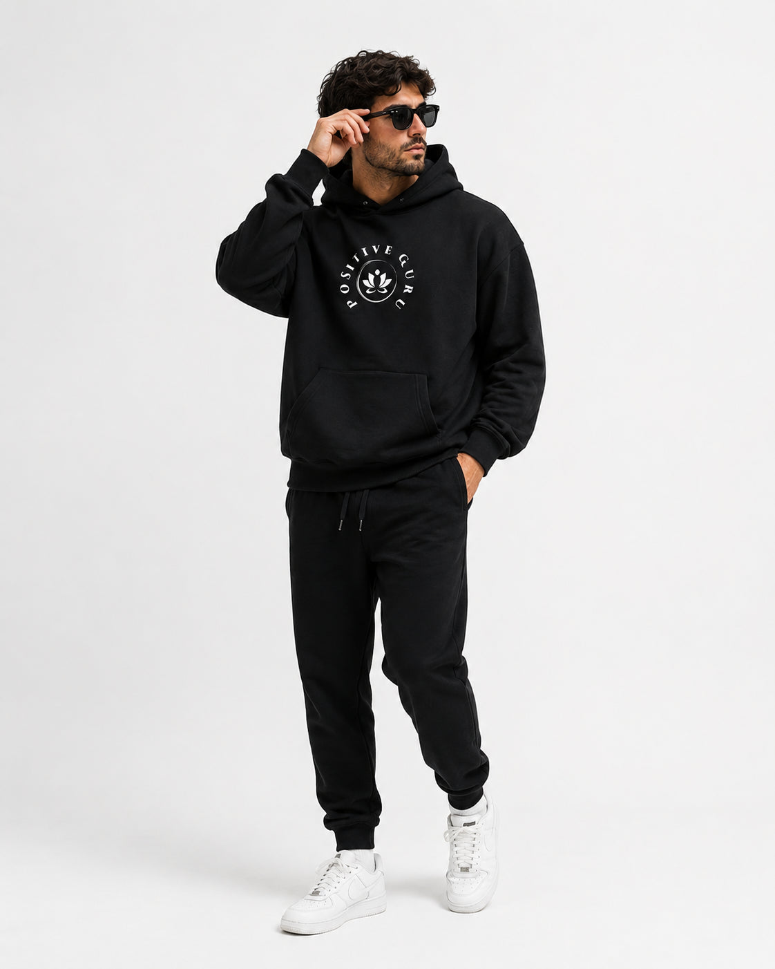 Men's Profound Clarity Essential Heavyweight Hoodie - Black