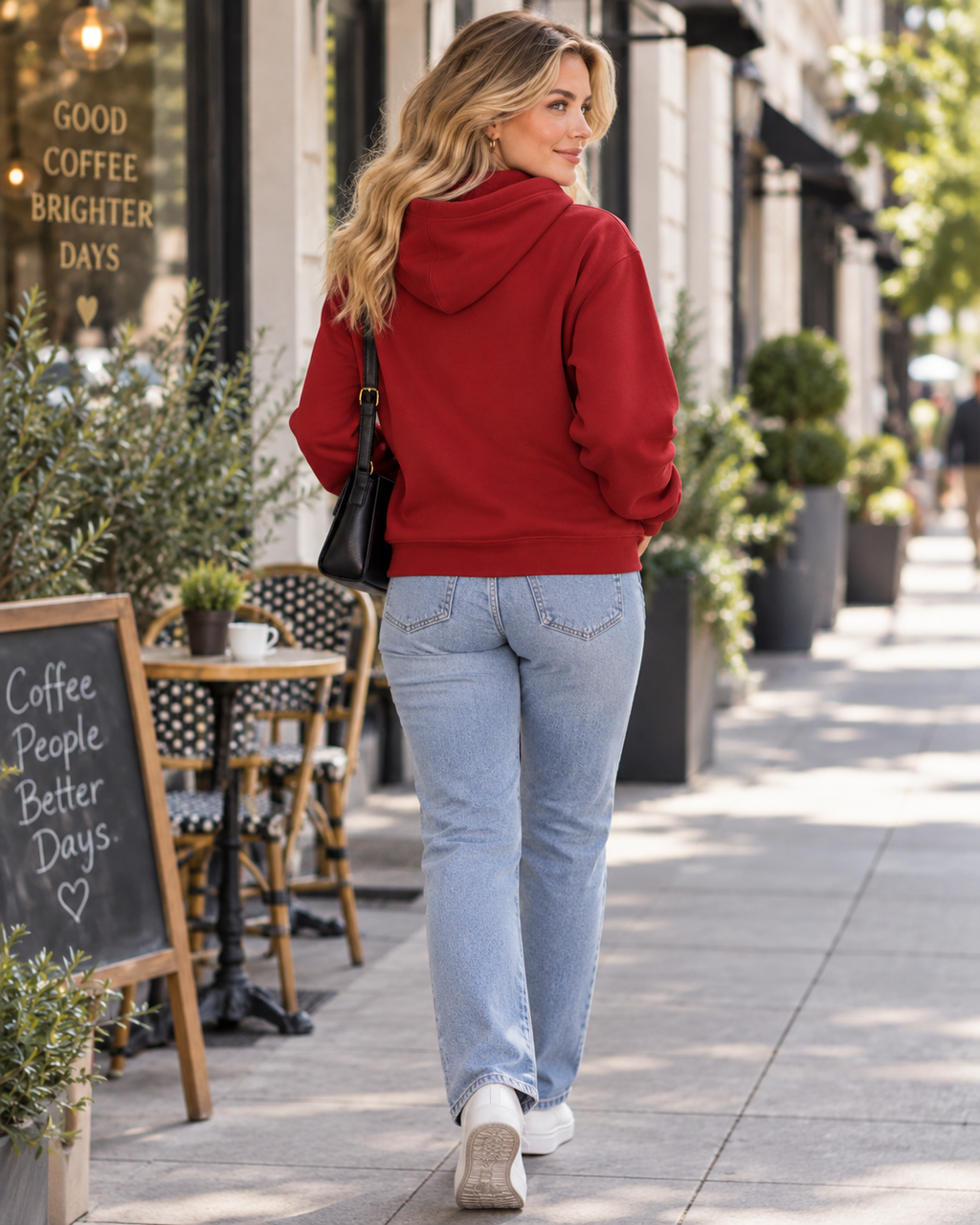 Women's Oversize Fleeced Hoodie