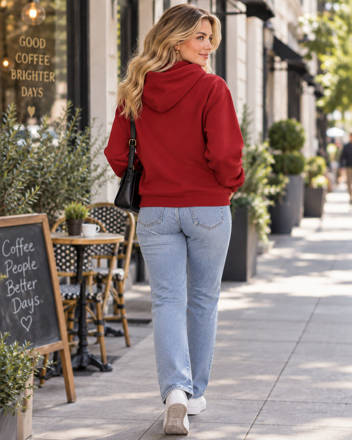 Women's Oversize Fleeced Hoodie