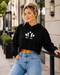 Awareness Cropped Hoodie Black | [ Classic Fit]