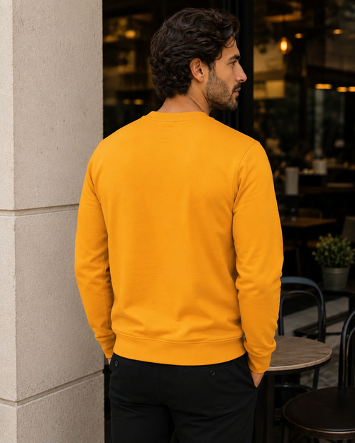 (LIMITED BLACK) Seventh Chakra Essential Sweatshirt Gold