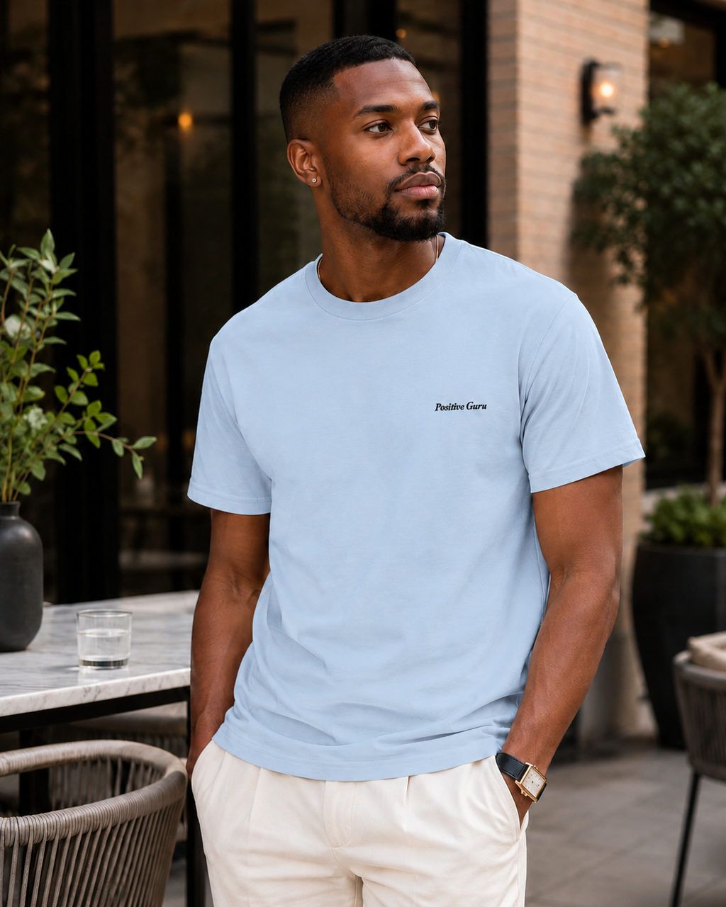 Men's Serendipity T-Shirt Light Blue