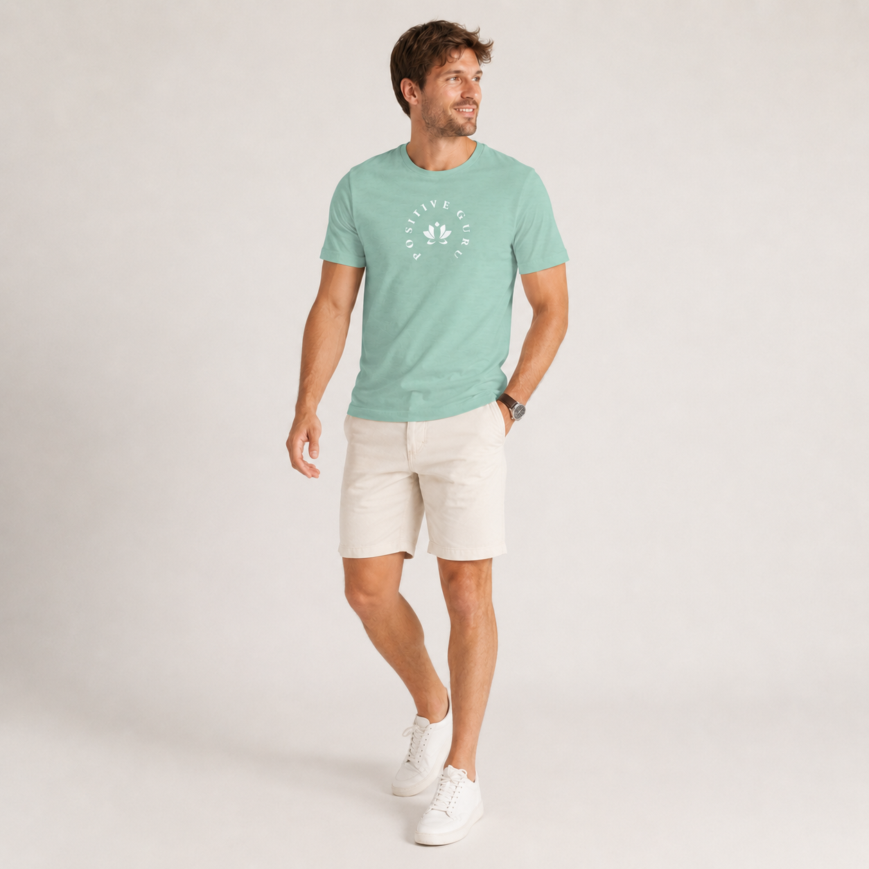 Manifesto Tee Prism Blue | [ Classic Fit]