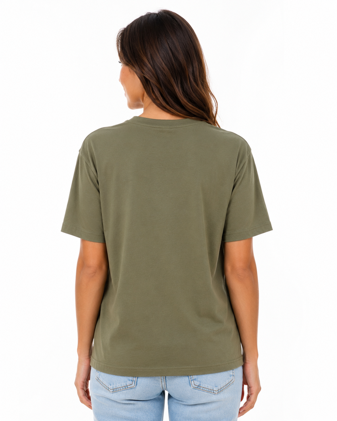 Women's Manifesto Fitted T-Shirt Military Green