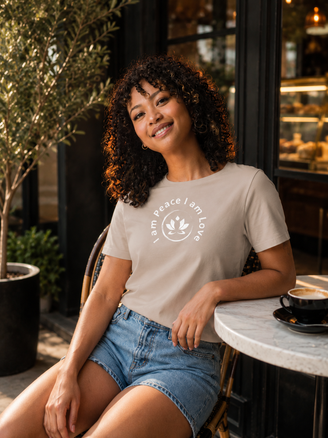 Profound Clarity Women's Relaxed T-Shirt Heather Lilac | [ Relaxed Fit]