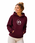 From the Heart Oversized Hoodie Maroon | [ Relaxed Fit]