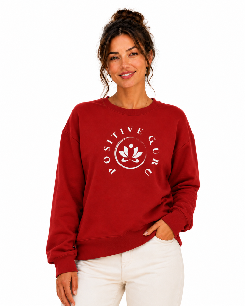 Profound Clarity Premium Sweatshirt Red | [ Tailored Fit]