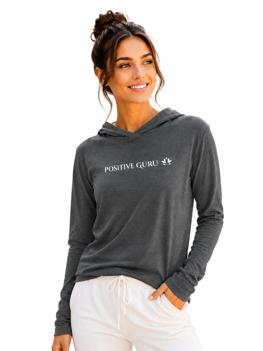 Positive Guru Hooded Long-Sleeve Tee 5 Colors | Core Edition, Series 06, 5 Colors