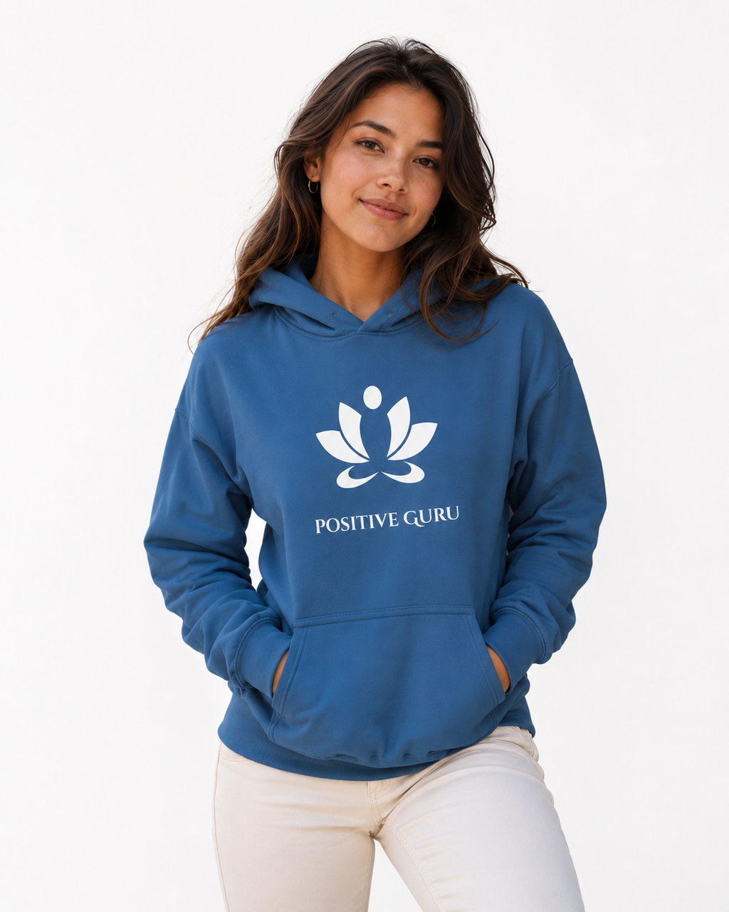 Seventh Chakra Hoodie Indigo Blue | [ Classic Fit]