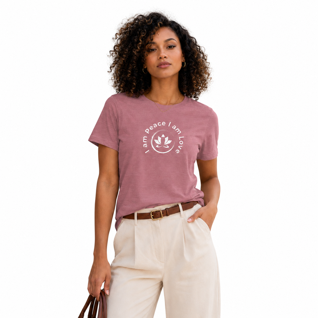 Profound Clarity Women's Relaxed T-Shirt Pink | [ Relaxed Fit]