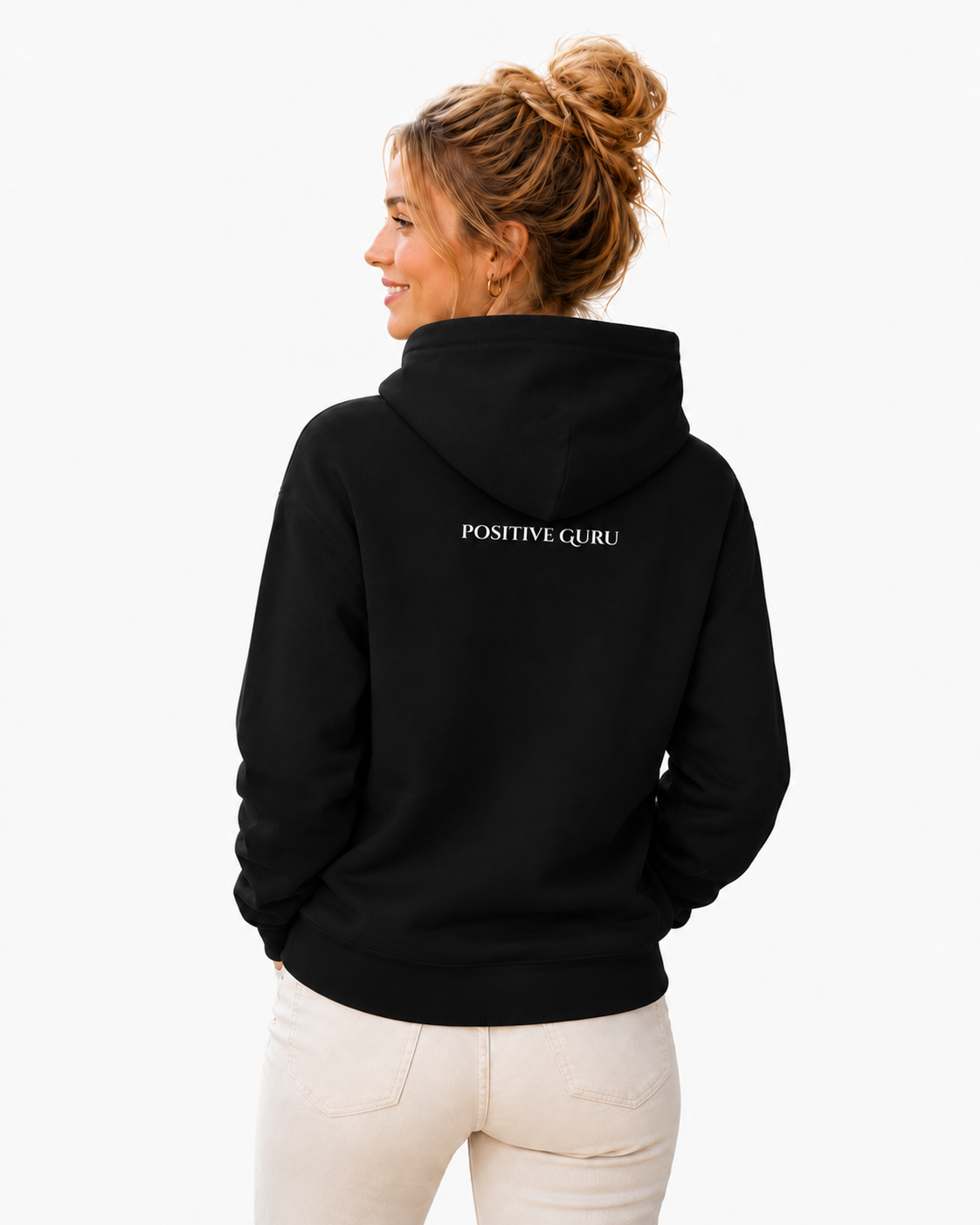 From the Heart Oversized Hoodie Black | [ Relaxed Fit]