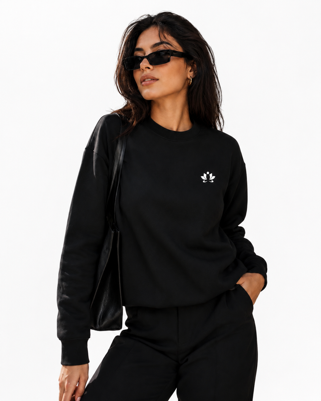 Awareness Premium Sweatshirt Black | [ Tailored Fit]