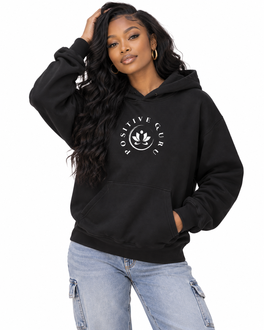 Women's Profound Clarity Essential Heavyweight Hoodie - Black