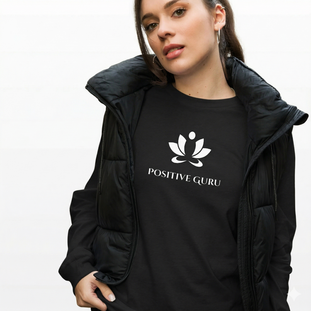 Seventh Chakra Long Sleeve Tee Black | [ Classic Fit]