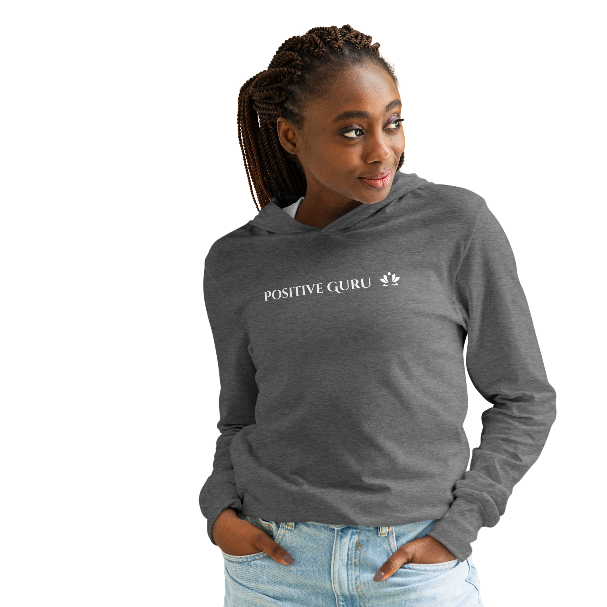 Positive Guru Hooded Long-Sleeve Tee 5 Colors | Core Edition, Series 06, 5 Colors