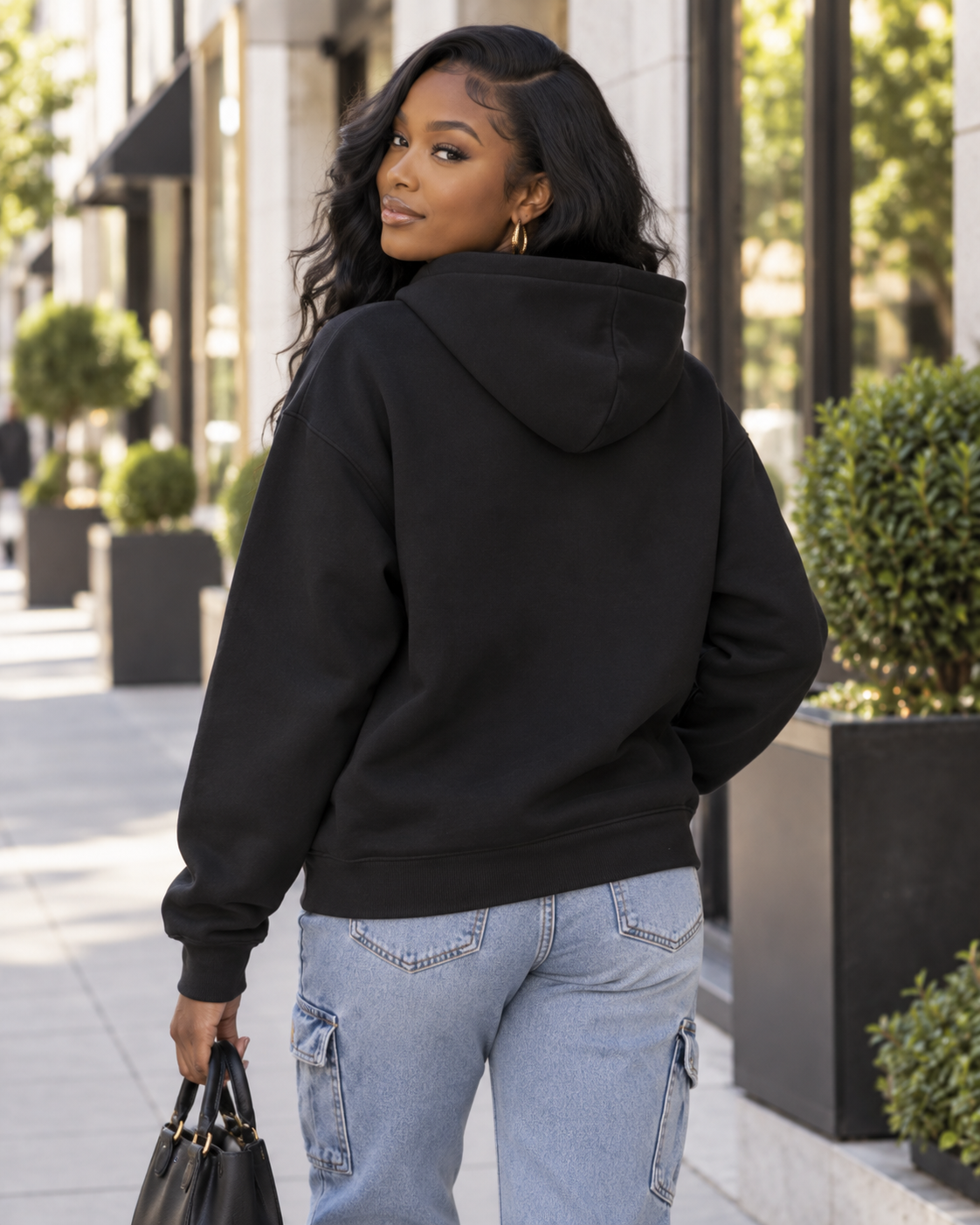 Women's Profound Clarity Essential Heavyweight Hoodie - Black