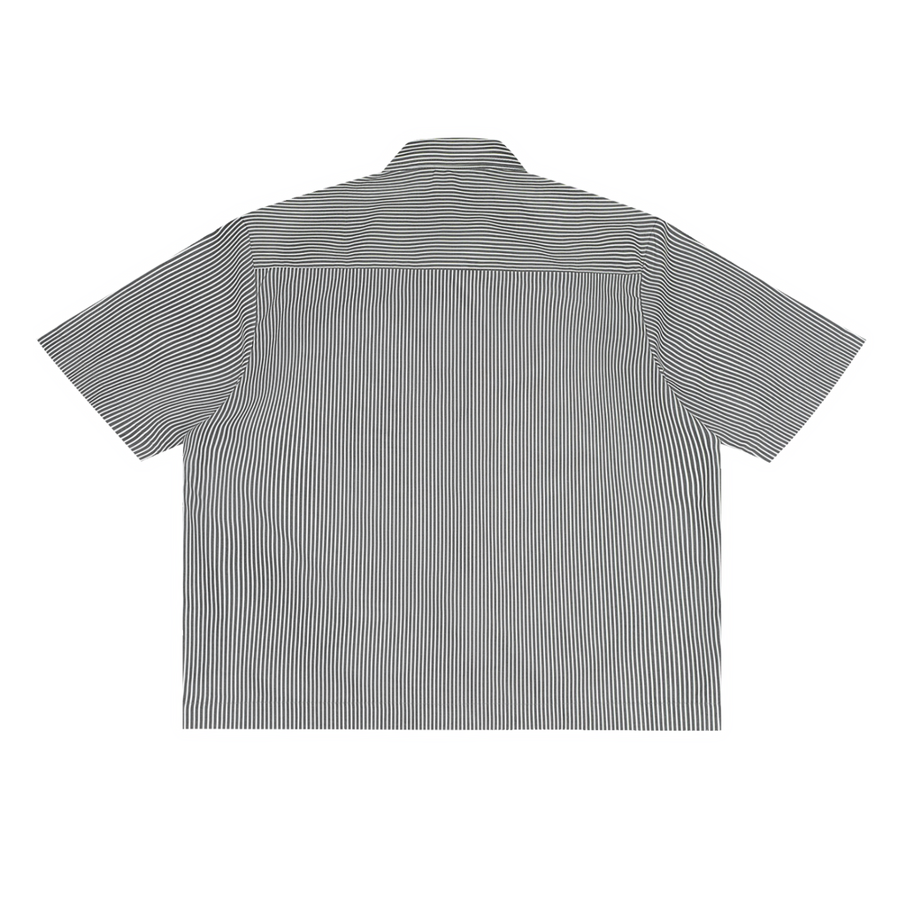 Men's Awareness Oversized Vertical Stripe Boxy Shirt
