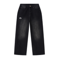 Men's Vintage Wash Wide Leg Jeans