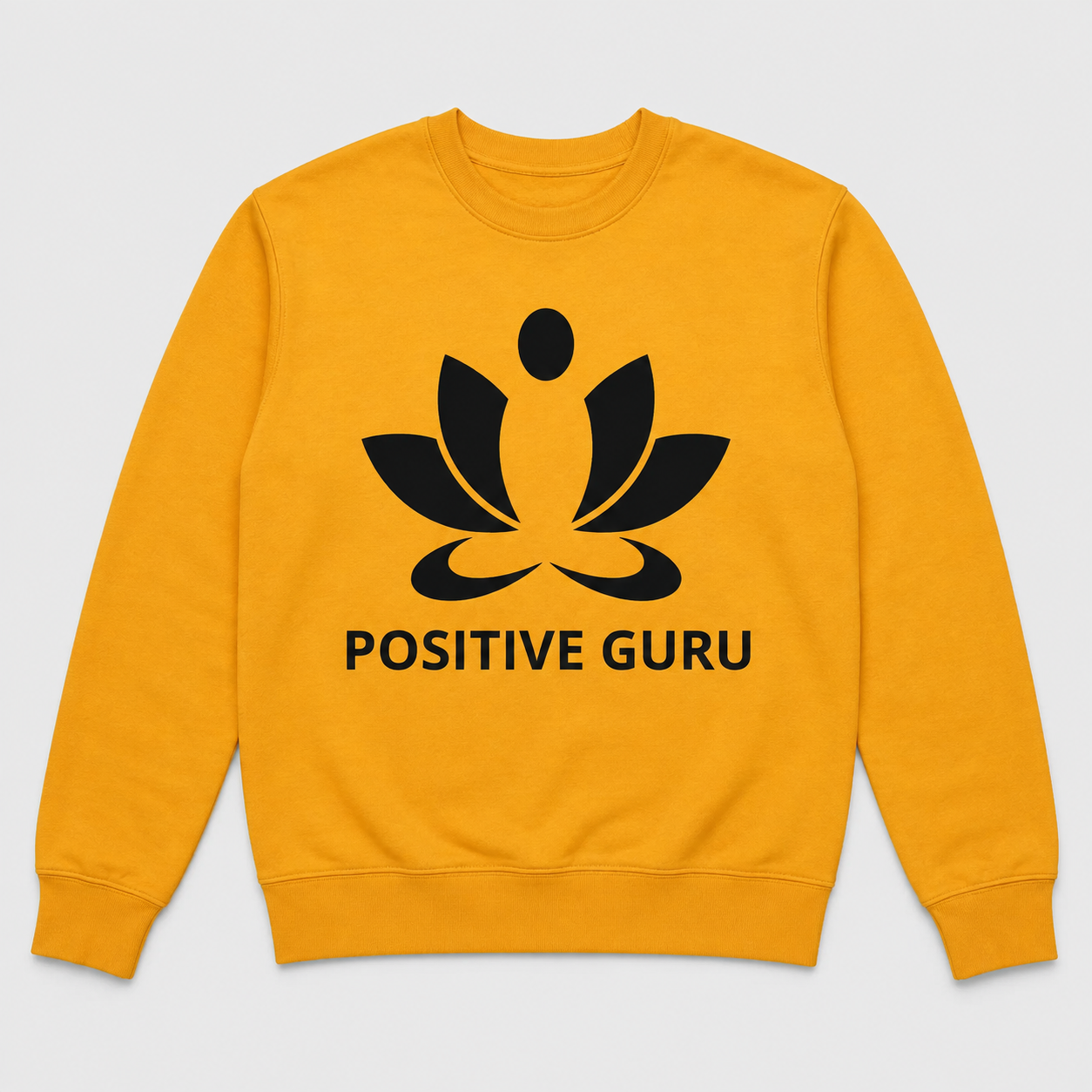 (LIMITED BLACK) Seventh Chakra Essential Sweatshirt Gold