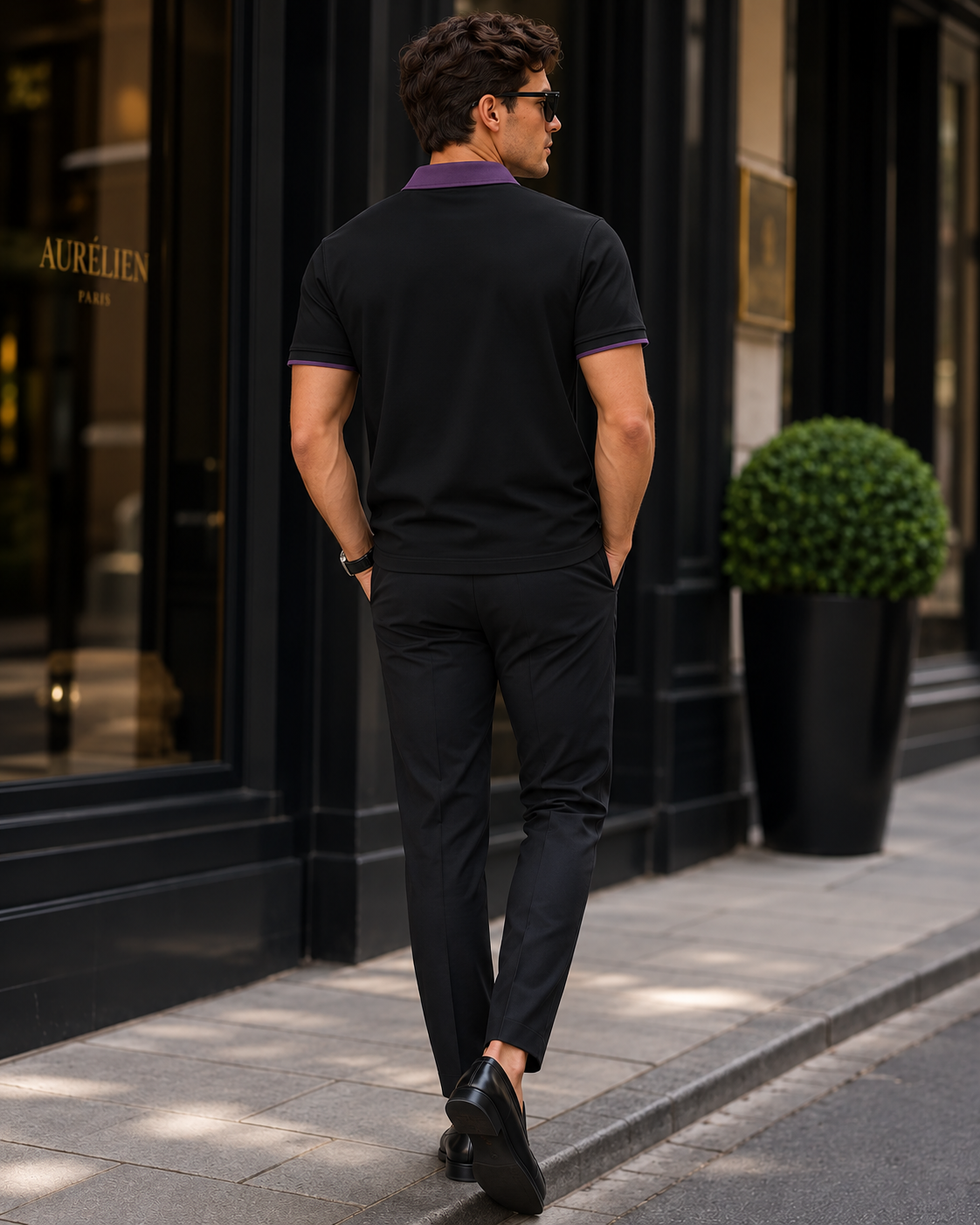 Serendipity Raglan Polo – Contrast Collar