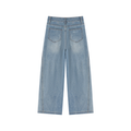 Women’s Vintage Wash High Rise Wide Leg Jeans