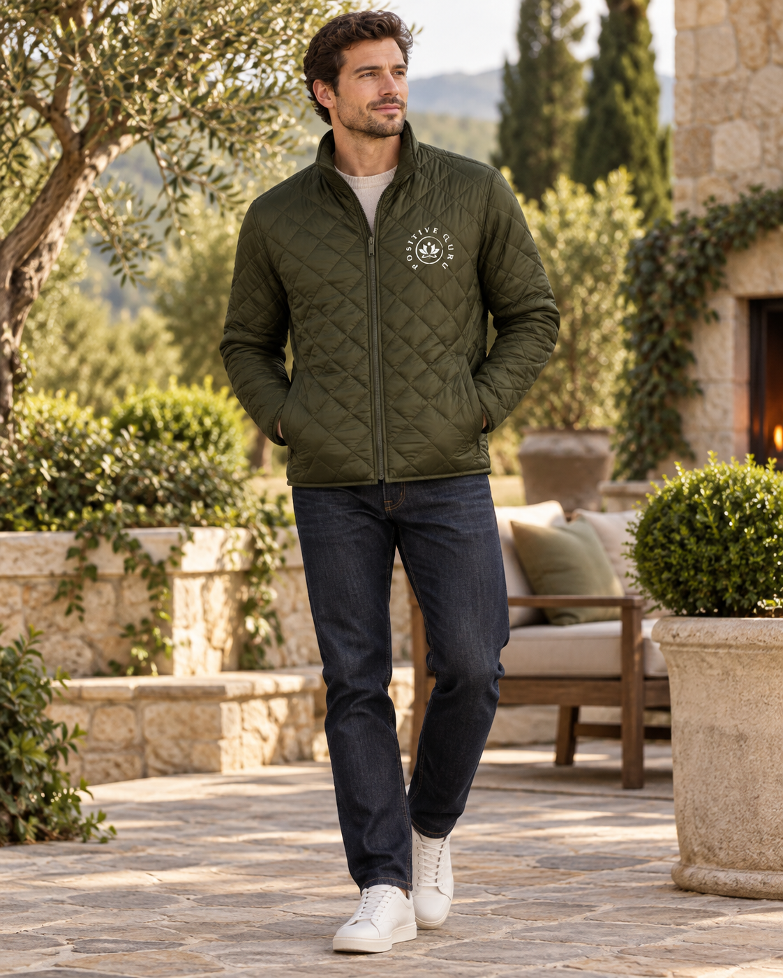 Quilted Full Zip Jacket