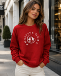 Profound Clarity Premium Sweatshirt Red | [ Tailored Fit]