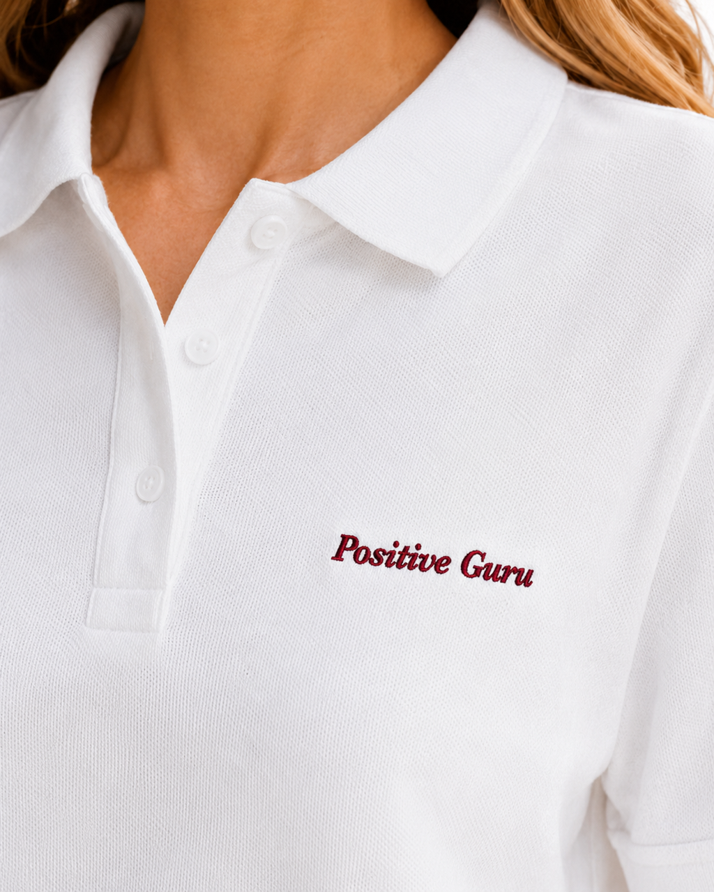 Serendipity Colored Polo Shirt White