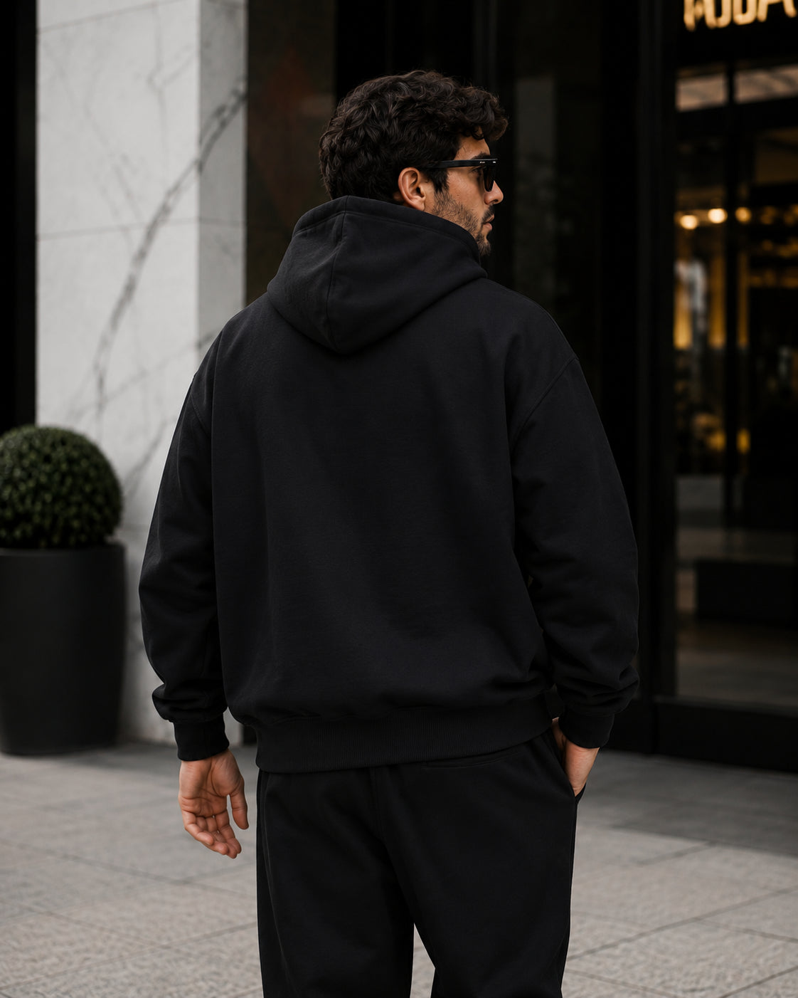 Men's Profound Clarity Essential Heavyweight Hoodie - Black